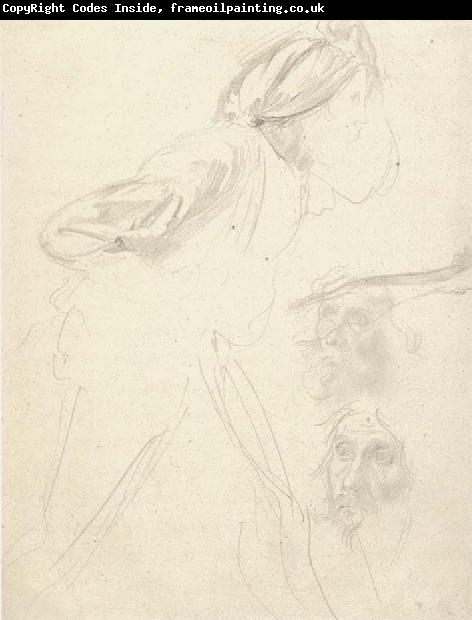 Edgar Degas Studies for the Daughter of Jephthah